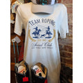 Team Roping Social Club Graphic Tee - White