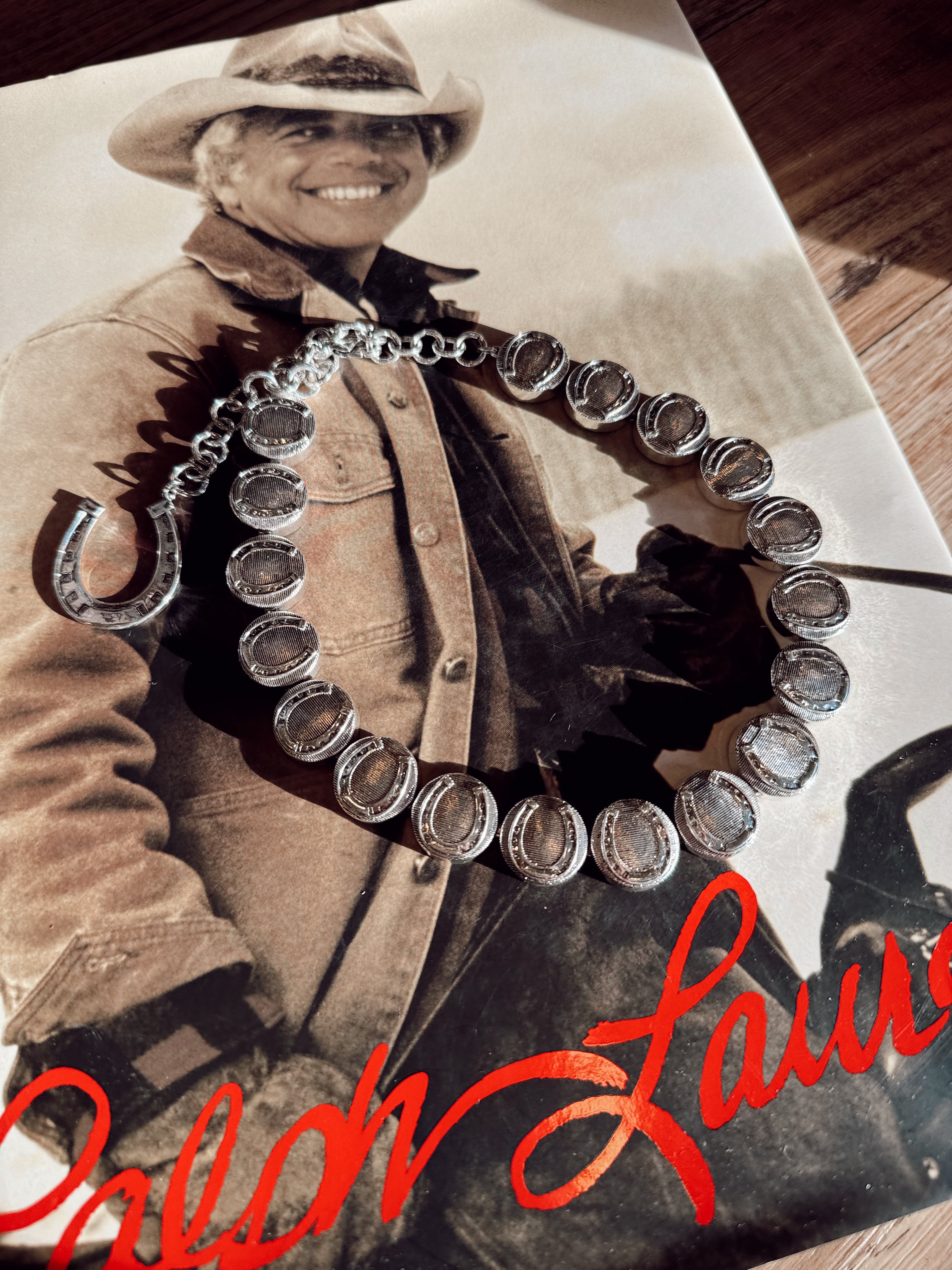 The Horseshoe Medallion Necklace - SILVER