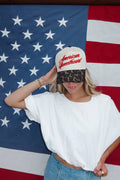 PRE-ORDER American Sweetheart Leopard Hat