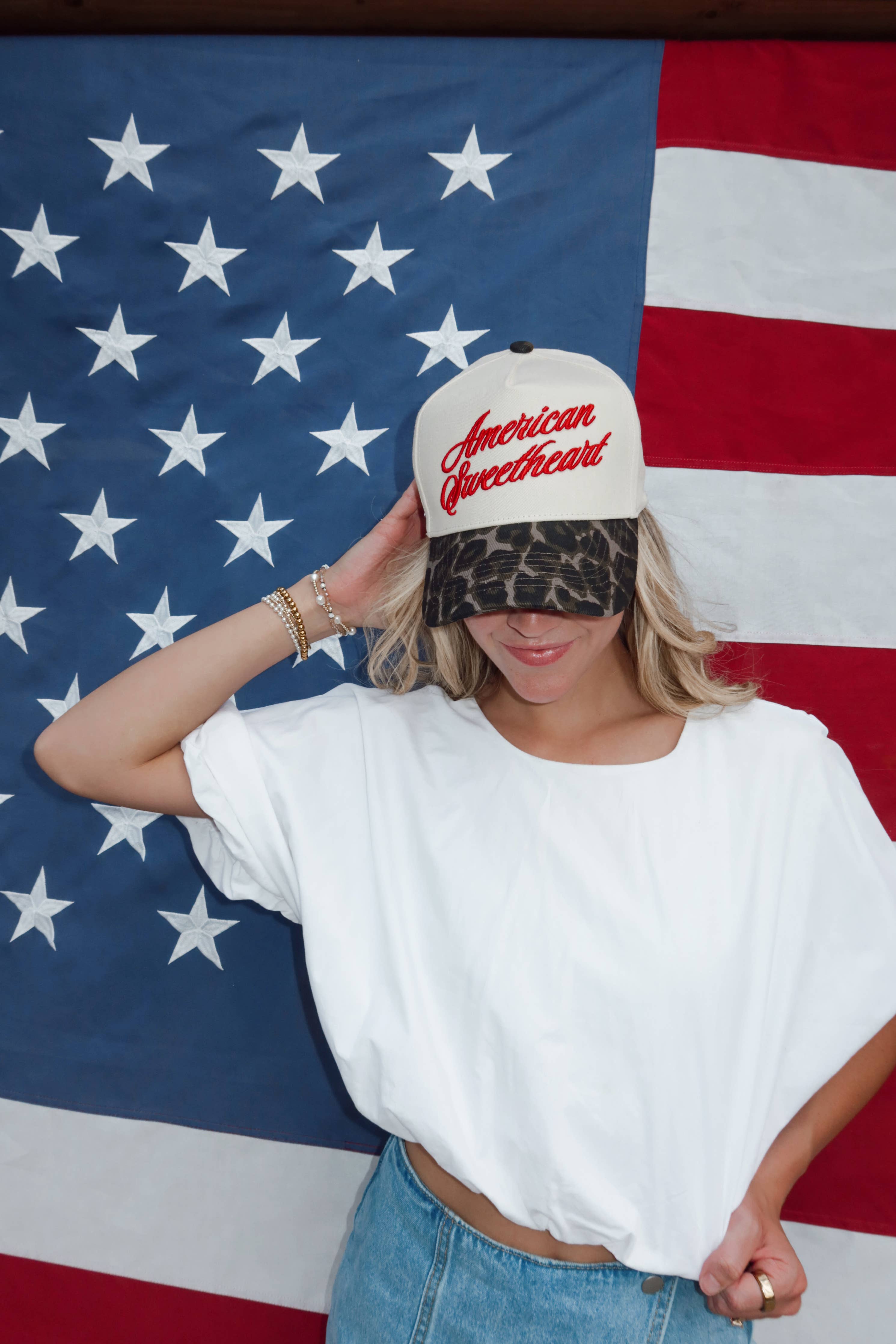 PRE-ORDER American Sweetheart Leopard Hat