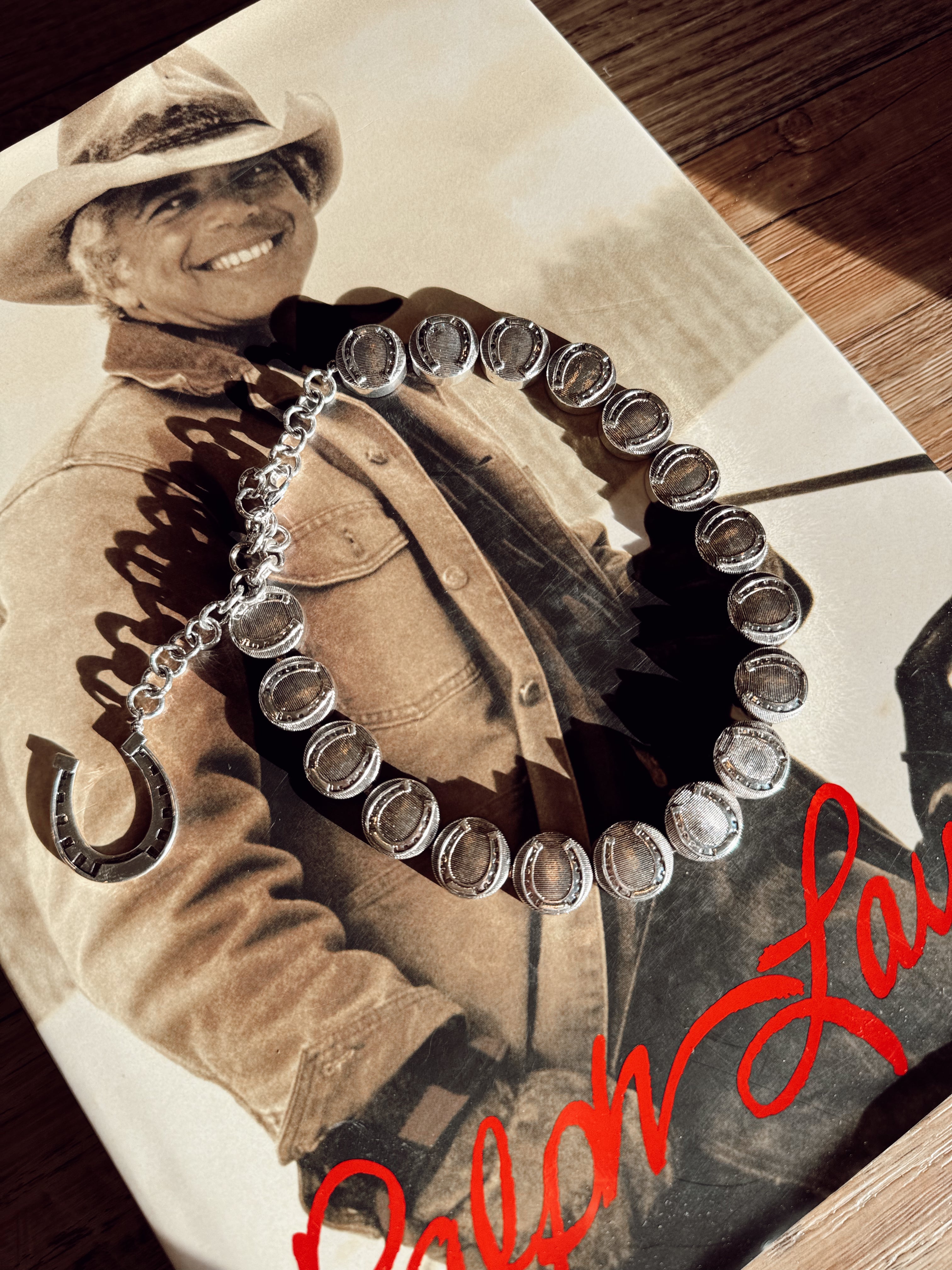 The Horseshoe Medallion Necklace - SILVER