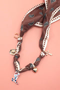 SCARF CHARM NECKLACE-BOOT HAT CROSS HORSESHOE | 80N92349: GOLD