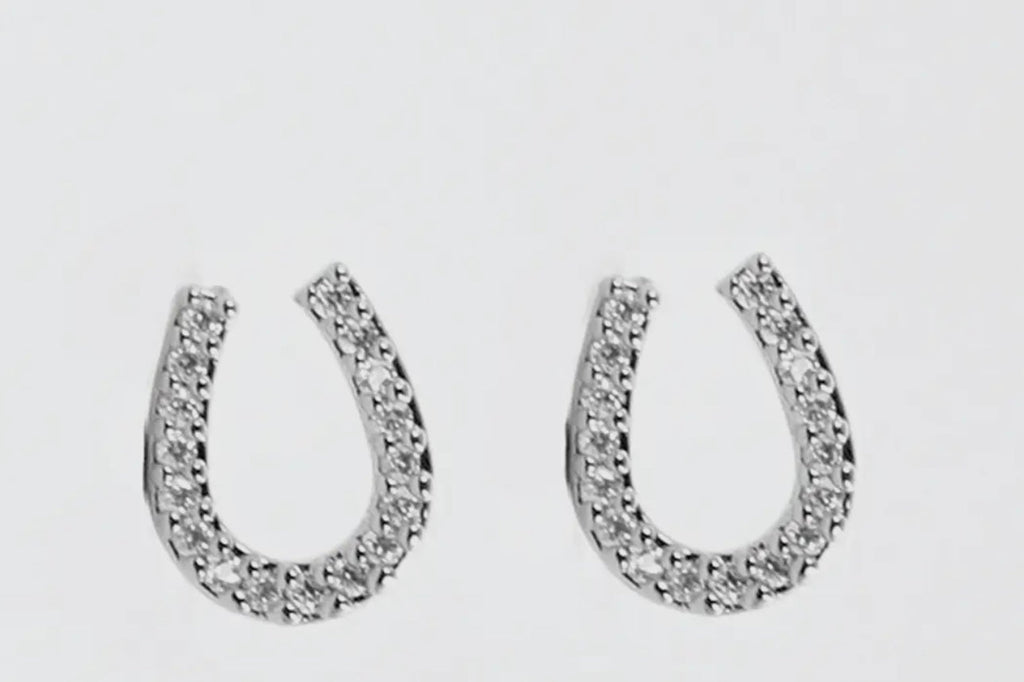 The Horseshoe Earrings {GOLD + SILVER}