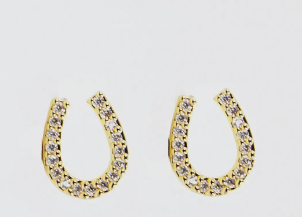 The Horseshoe Earrings {GOLD + SILVER}