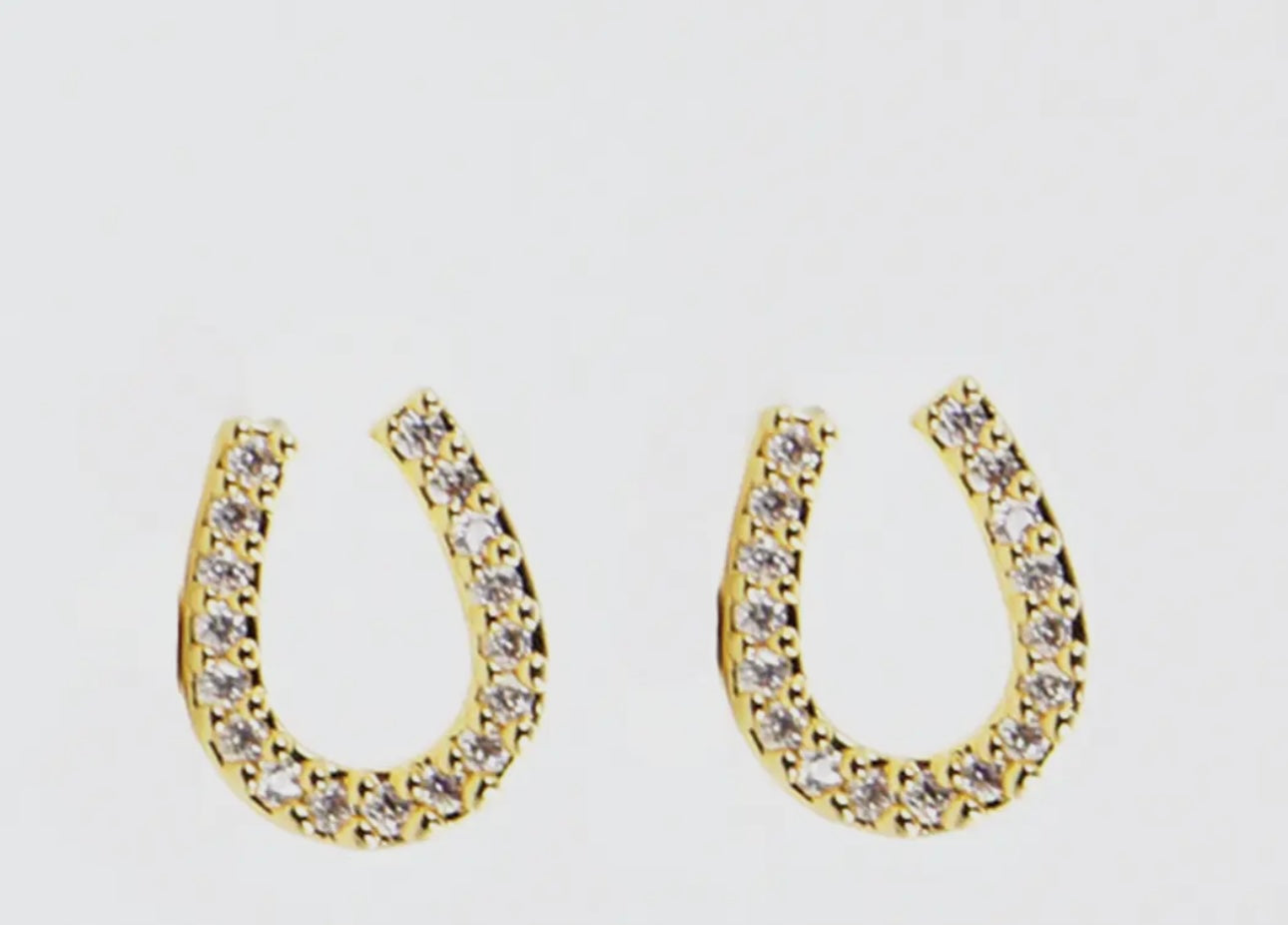 The Horseshoe Earrings {GOLD + SILVER}
