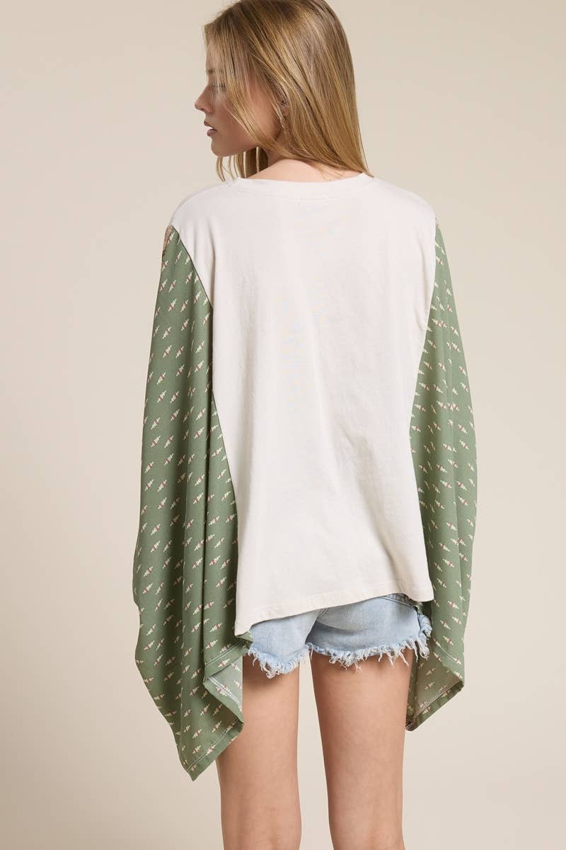 PRE-Order Mallard Ducks Vintage Graphic Sheer Kaft Top