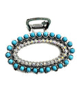 Western Oval Navajo Pearl Hair Claw