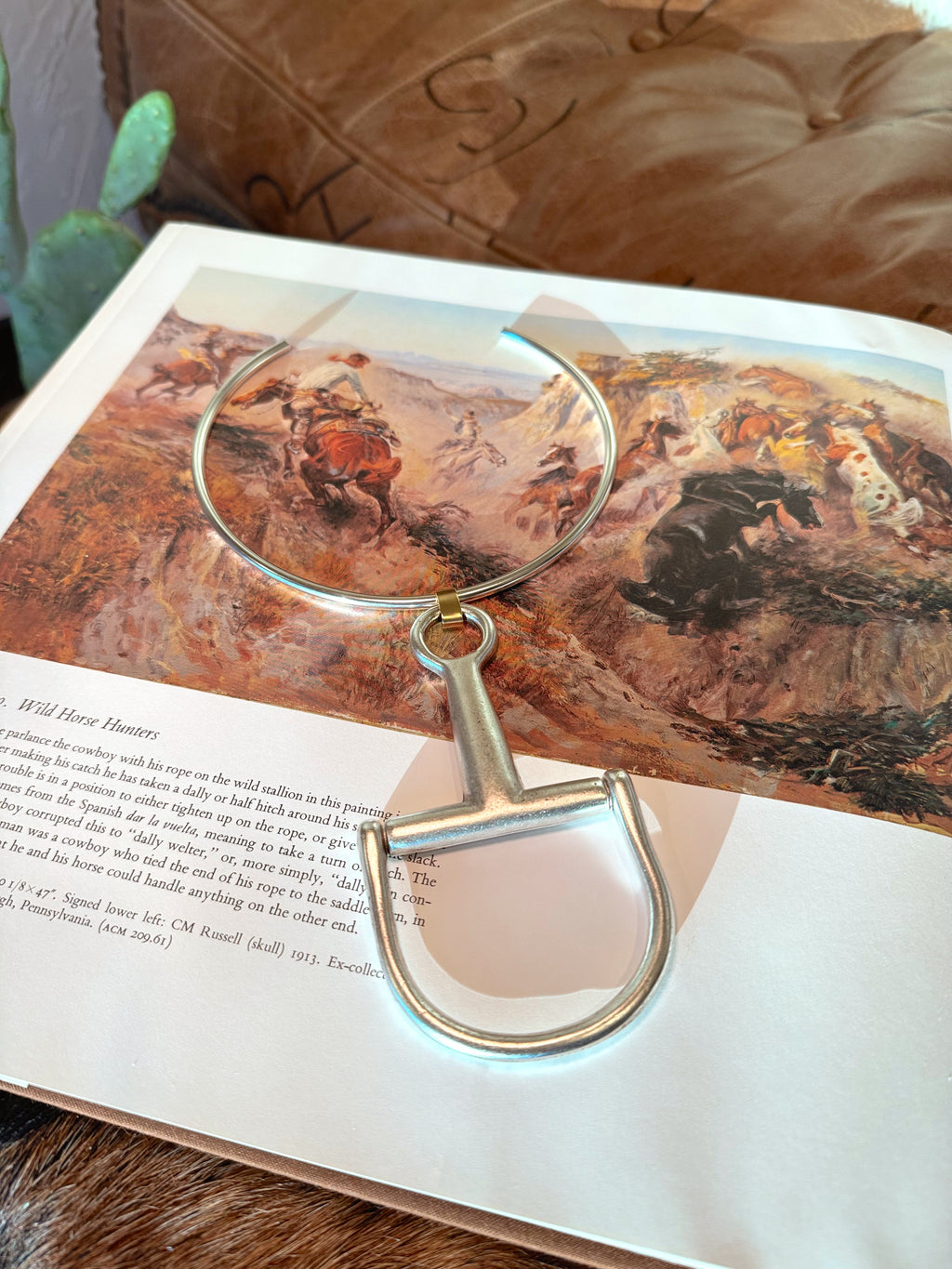 The Mason Large Equestrian Bit Necklace {GOLD + SILVER}