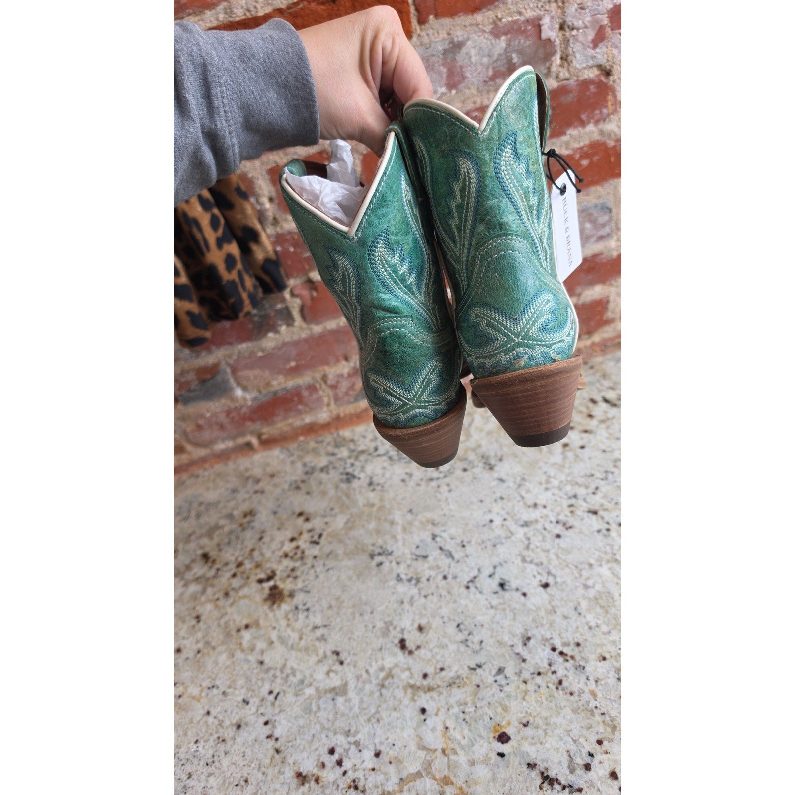 Buck & Brana Boots Sea Green