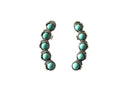 Western Turquoise Curved Bar Ear Cuff