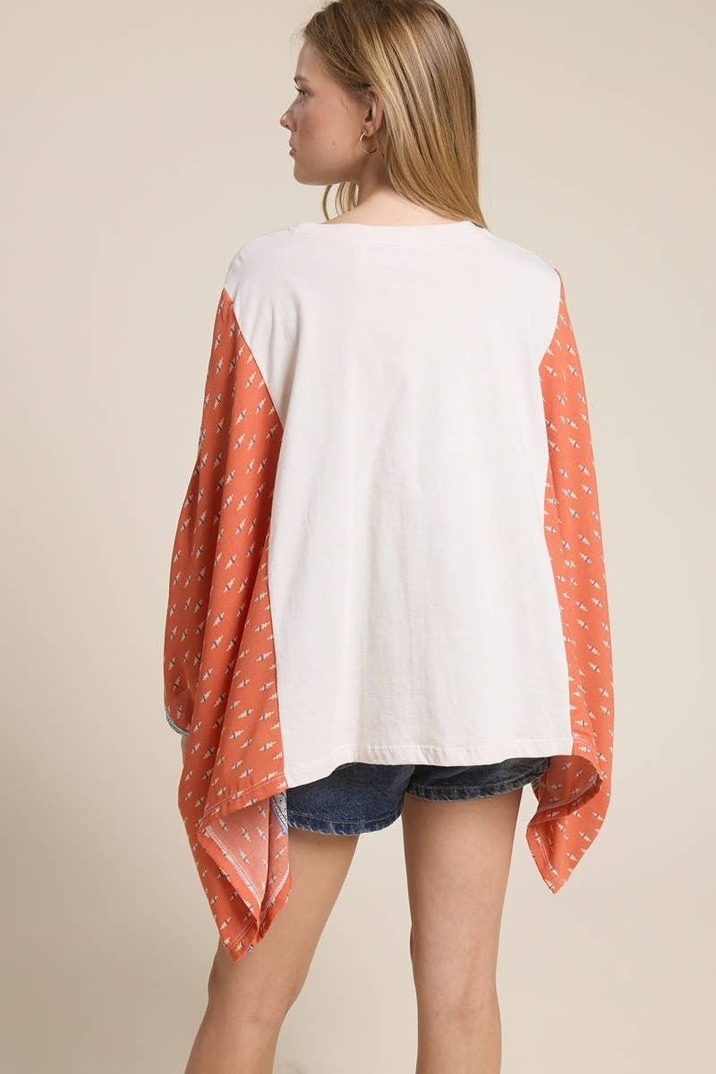 PRE-Order Mallard Ducks Vintage Graphic Sheer Kaft Top