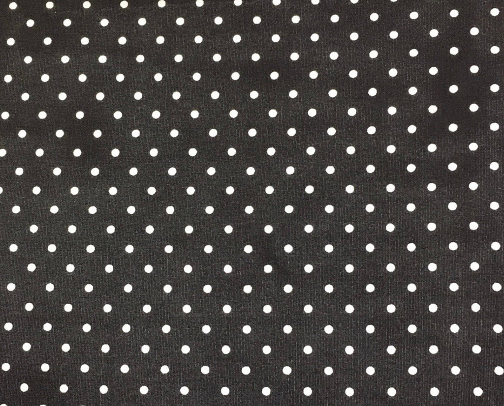 The Mini Polka Dot Wild Rag in Black