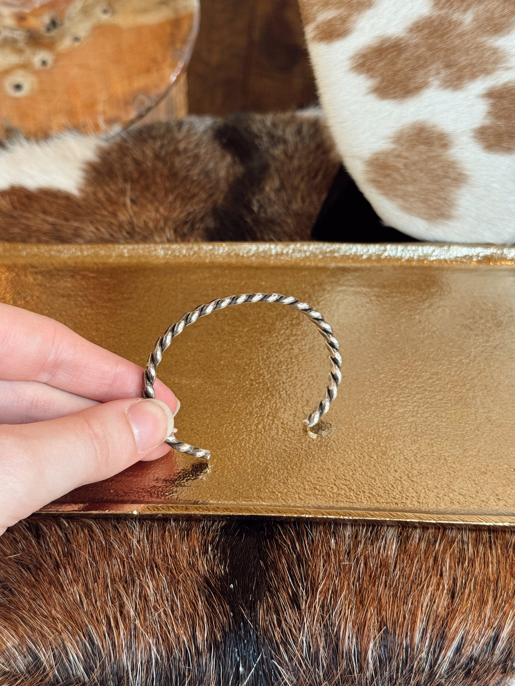 The Twisted Wire Cuff