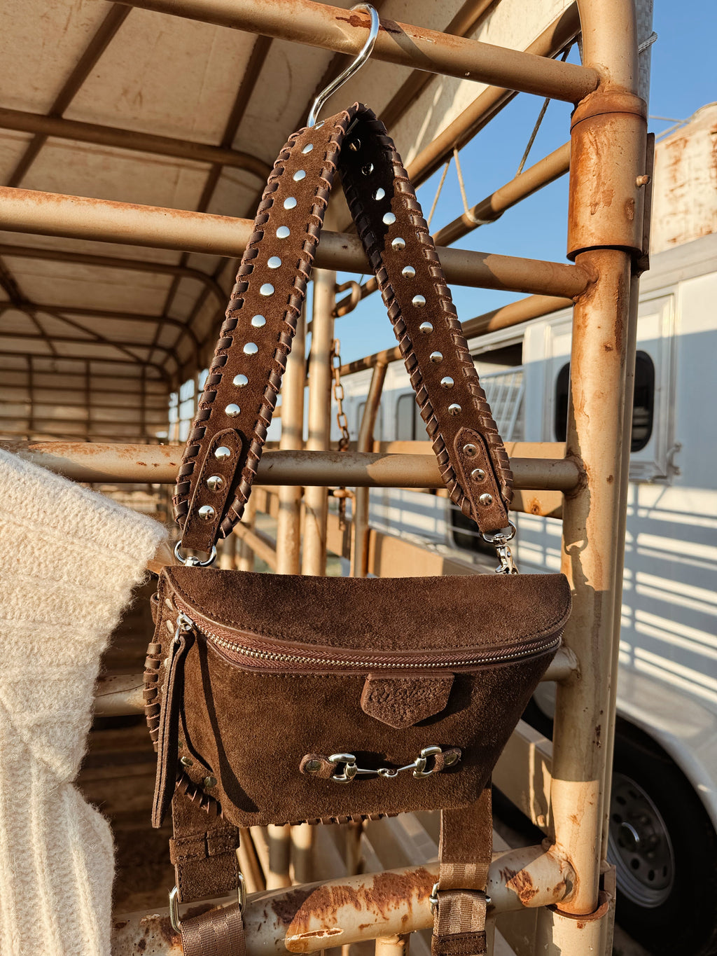 The Western + Co. Lil’ Bit Bum Bag in Bay