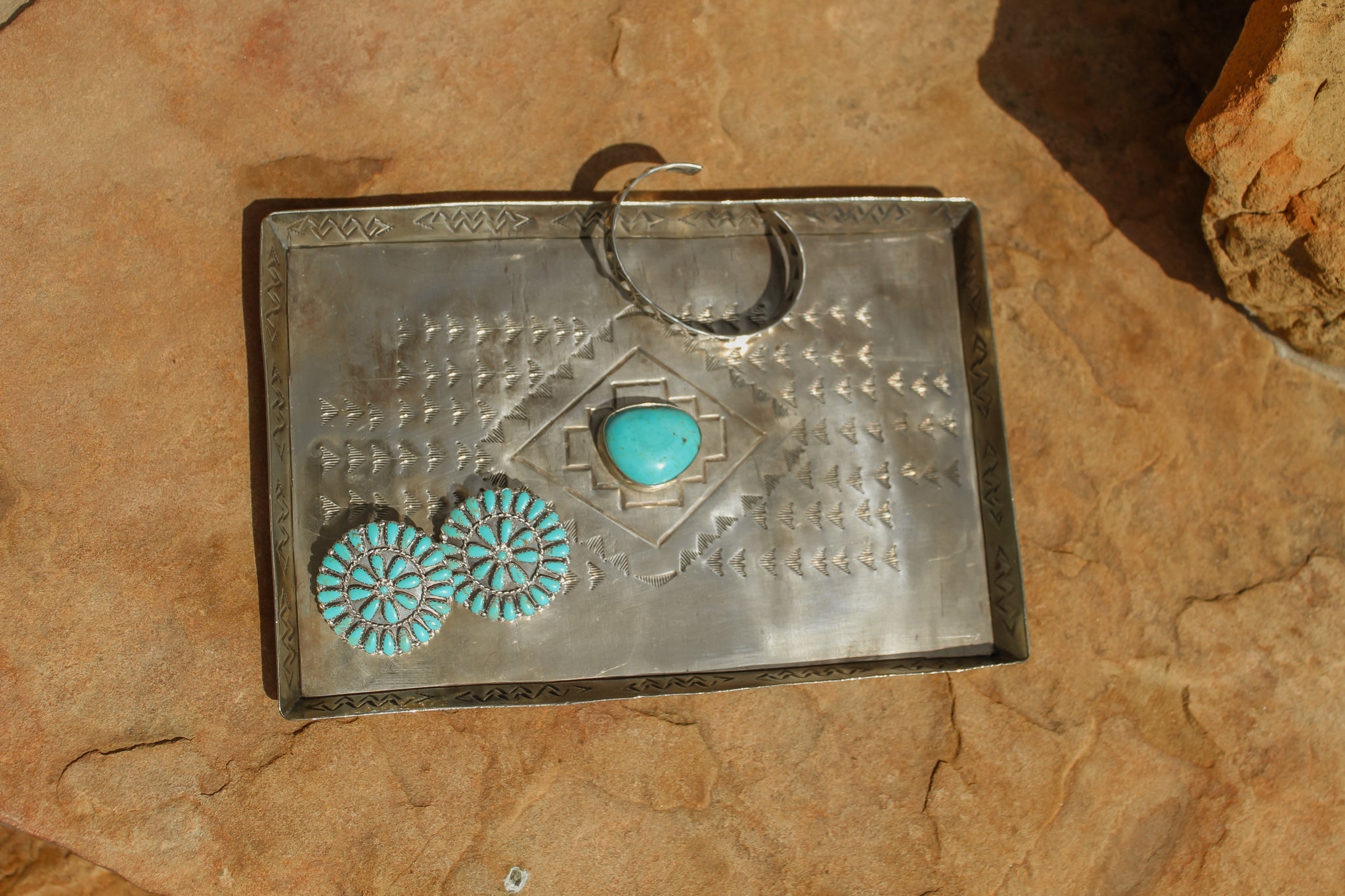 The Estancia Silver Jewelry Tray
