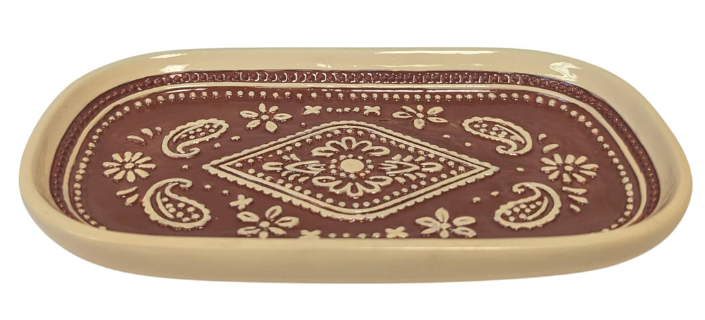 SAGEBRUSH RANGE RUSTIC PAISLEY TRAY