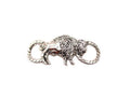 Western Buffalo Scarf Charm