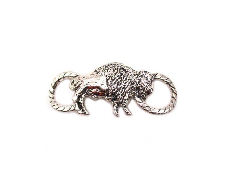 Western Buffalo Scarf Charm