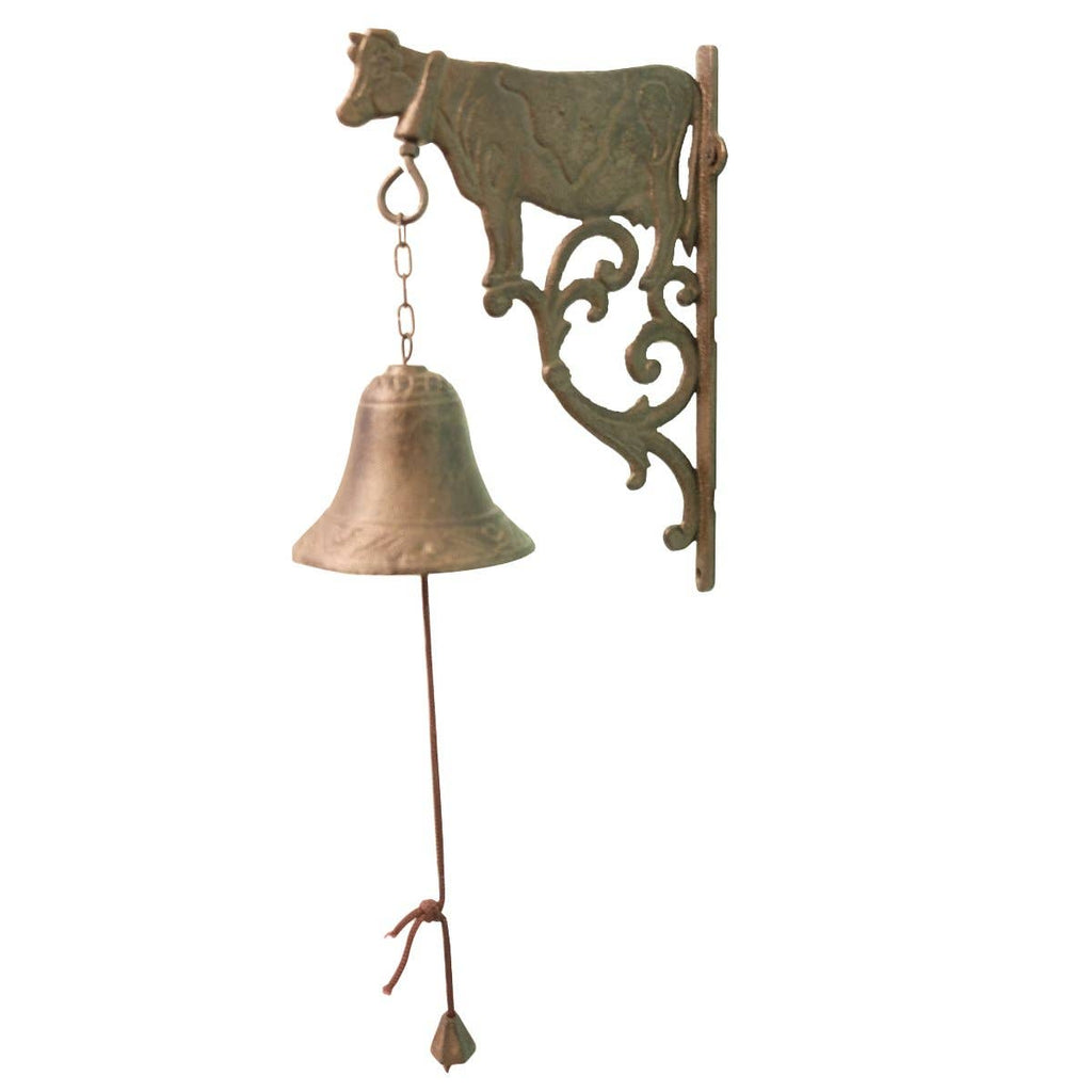 CAST IRON 4"X7.25"X9.6" COW BELL,